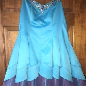 Blue Homecoming dress